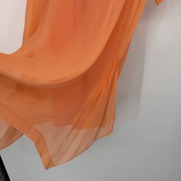 BCBGMAXAZRIA womens Sharon Bright Nectar silk dress size medium new $228 - Picture 7 of 12